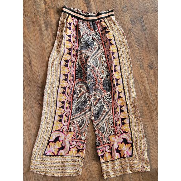 Maeve by Anthropologie Pants - Maeve By Anthropologie Wide-Leg Rooibos Cropped Pants Women's XS